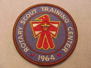 ROTARY SCOUT TRAINING CENTER, 1964