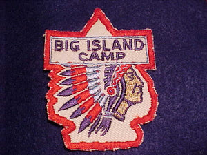 BIG ISLAND CAMP PATCH, 1950'S