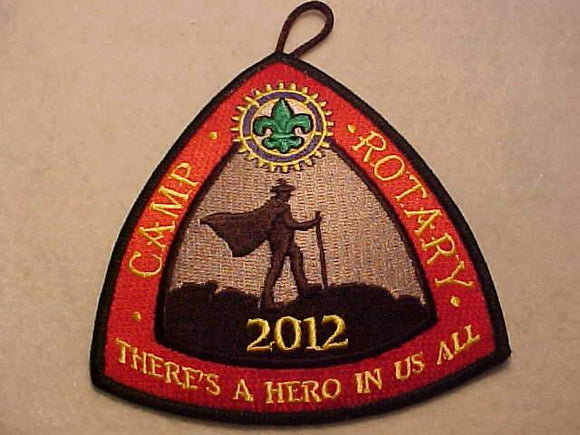 ROTARY CAMP PATCH, 2012