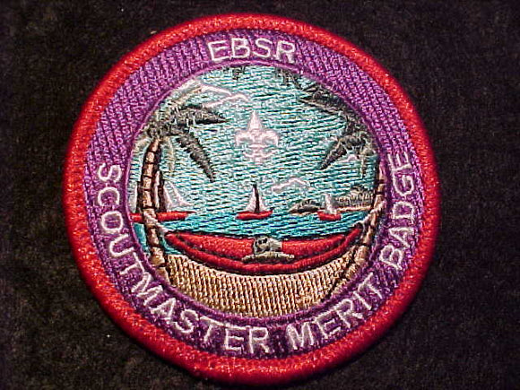 ED BRYANT SCOUT RESV. PATCH, SCOUTMASTER MERIT BADGE