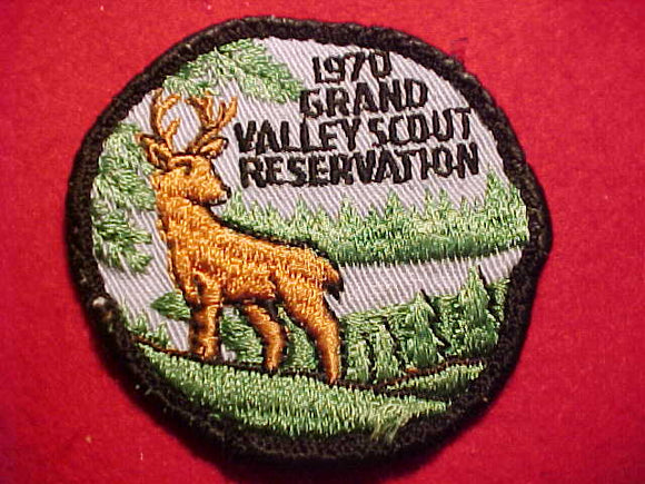 GRAND VALLEY SCOUT RESV. PATCH, 1970, USED