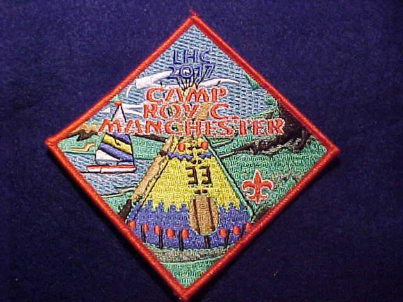 ROY C. MANCHESTER CAMP PATCH, 7, LINCOLN HERITAGE C.