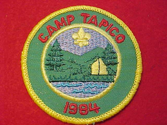 TAPICO CAMP PATCH, TALL PINE C., 1984
