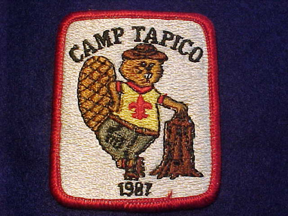TAPICO CAMP PATCH, TALL PINE C., 1987