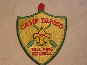 TAPICO CAMP PATCH, TALL PINE C., GREEN BDR., RED BUTTON LOOP