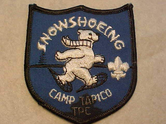 TAPICO CAMP PATCH, TALL PINE C., DK. GREEN BDR., NO BUTTON LOOP