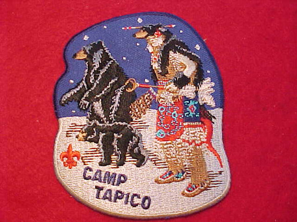 TAPICO CAMP PATCH, TALL PINE C., 2 BEARS + INDIAN