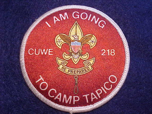TAPICO CAMP PATCH, TALL PINE C., CUWE 218, 