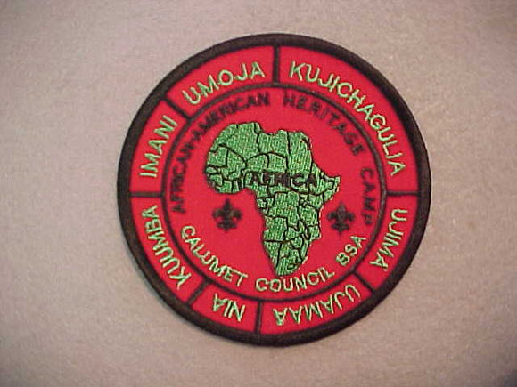 AFRICAN-AMERICAN HERITAGE CAMP, CALUMET COUNCIL
