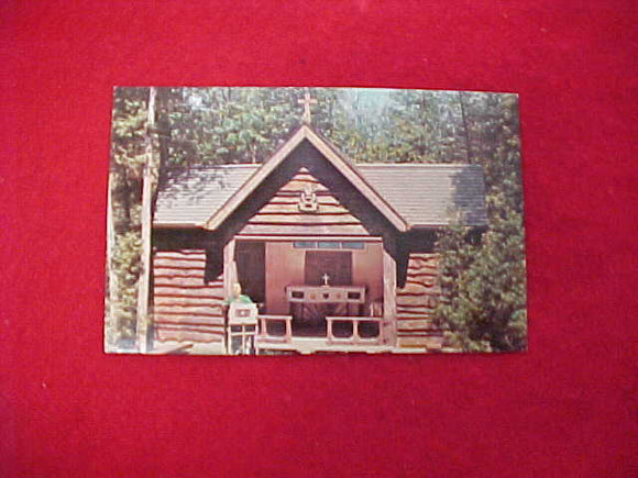 BLUE SPRINGS SCOUT RESERVATION, ONTARIO, CANADA, FRANK C. IRWIN MEMORIAL CHAPEL POSTCARD