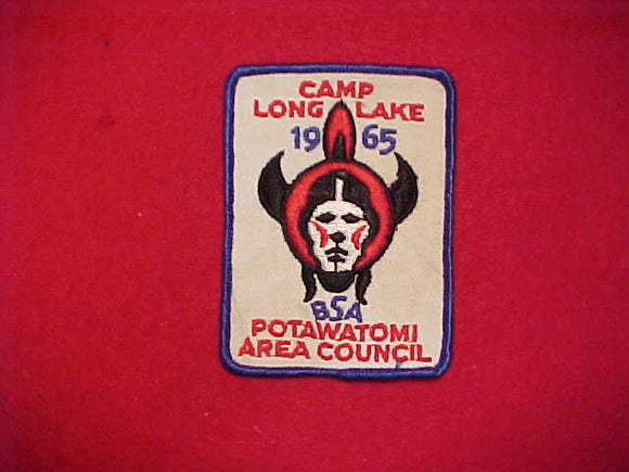 LONG LAKE, POTAWATOMI AREA COUNCIL, 1965, USED