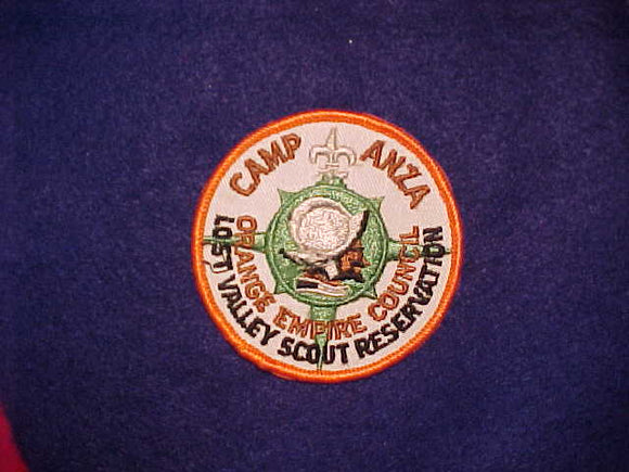 LOST VALLEY SCOUT RESERVATION, CAMP ANZA, ORANGE EMPIRE COUNCIL, 1960'S, WHITE TWILL