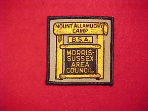 MOUNT ALLAMUCHY, MORRIS-SUSSEX AREA COUNCIL