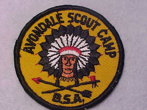 AVONDALE SCOUT CAMP PATCH, 1959