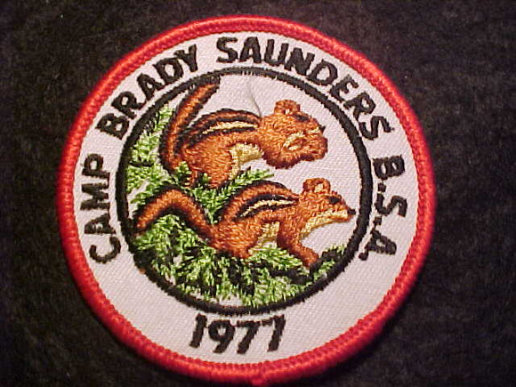 BRADY SAUNDERS PATCH, 1977