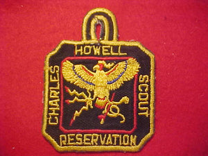 CHARLES HOWELL SCOUT RESV. PATCH, 1950'S, USED