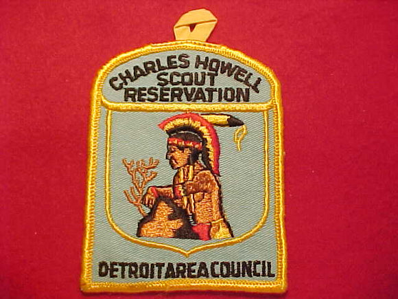 CHARLES HOWELL SCOUT RESV. PATCH, 1983, DETROIT AREA COUNCIL
