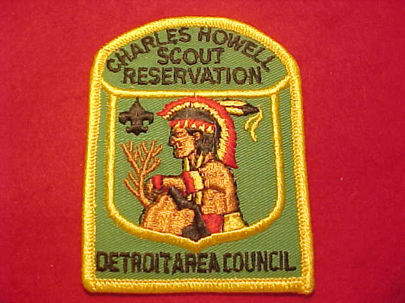 CHARLES HOWELL SCOUT RESV. PATCH, 1987, DETROIT AREA COUNCIL