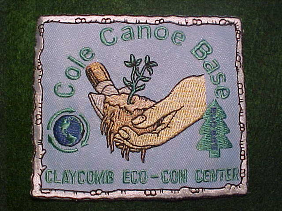 COLE CANOE BASE PATCH, CLAYCOMB ECO-CON CENTER
