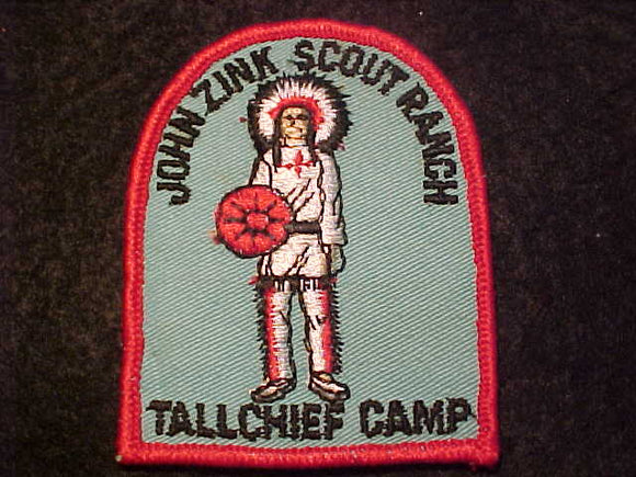 JOHN ZINK SCOUT RANCH PATCH, TALLCHIEF CAMP, 1960'S