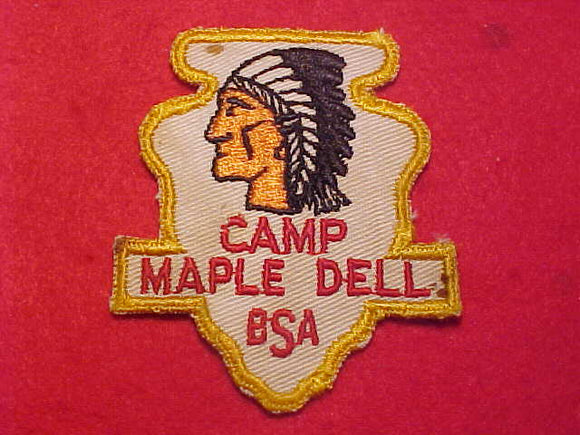 MAPLE DELL PATCH, 1950'S, USED
