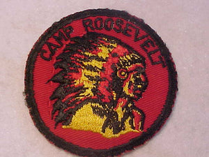 ROOSEVELT PATCH, 1950'S, USED