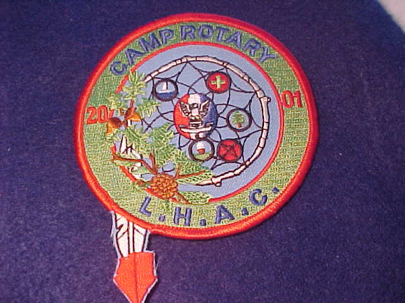 ROTARY PATCH, 2001, L. H. A. C. (LAKE HURON AREA COUNCIL)