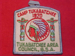 TUKABATCHEE PATCH, 1970, TUKABATCHEE AREA COUNCIL