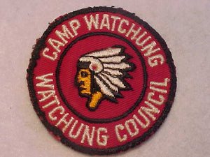 WATCHUNG PATCH, 1950'S, WATCHUNG COUNCIL, USED