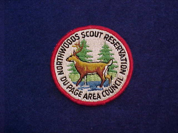 NORTHWOODS SCOUT RESV. DU PAGE AREA COUNCIL, 1960'S, USED