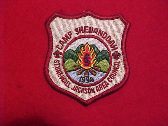 SHENANDOAH, STONEWALL JACKSON AREA COUNCIL, 1994