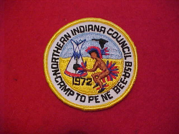 TO PE NE BEE, NORTHERN INDIANA COUNCIL, 1972