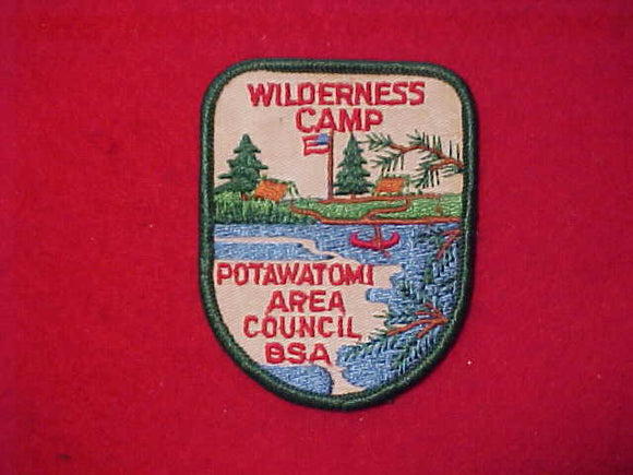 WILDERNESS CAMP, POTAWATOMI AREA COUNCIL, 1960'S