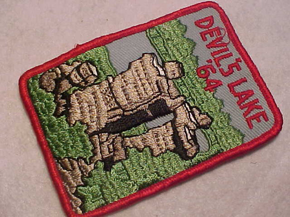 DEVIL'S LAKE PATCH, 1964, USED
