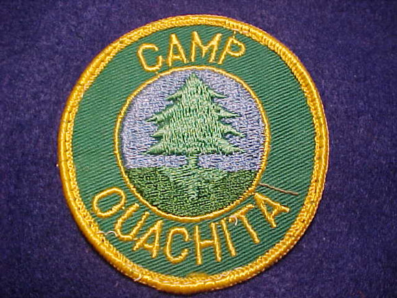 OUACHITA CAMP PATCH, USED, 1960'S