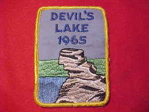 DEVIL'S LAKE PATCH, 1964, USED