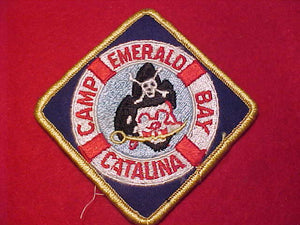 EMERALD BAY PATCH, 1960'S, 3" SQUARE