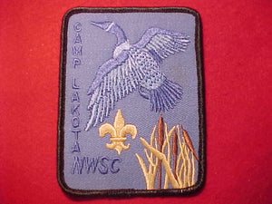 LAKOTA PATCH, NORTHWEST SUBURBAN COUNCIL, ROLLED BDR., BLUE LETTERS