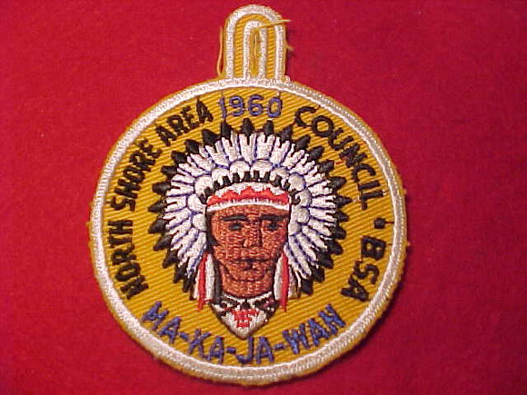 MA-KA-JA-WAN PATCH, 1960, NORTH SHORE AREA COUNCIL