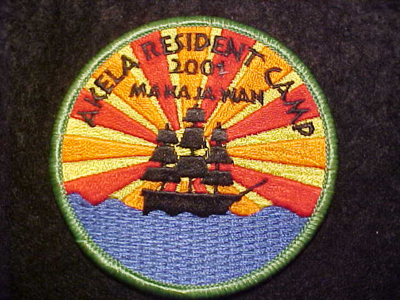 MA-KA-JA-WAN PATCH, 2001, AKELA RESIDENT CAMP