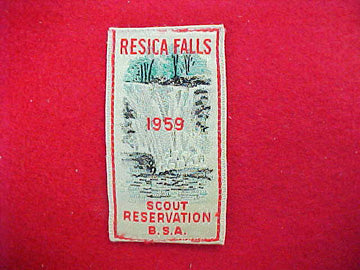 Resica Falls 1959 Used Woven