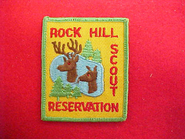Rock Hill Scout Res., 1960's, orange twill