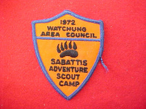 Sabattis Adventure Scout Camp 1972
