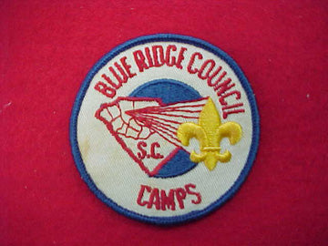 Blue Ridge Council Camps Patch, 1980, CB