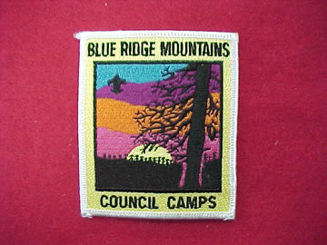 Blue Ridge Mountains Council Camps,white border