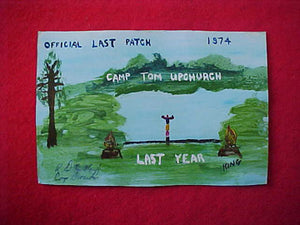 Tom Upchurch 1974 Orginal Art