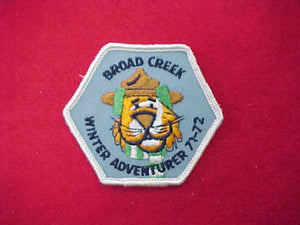 Broad Creek Winter Adventure 1971-72 (CA250)