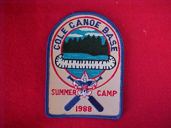 Cole Canoe Base, 1988 Summer Camp