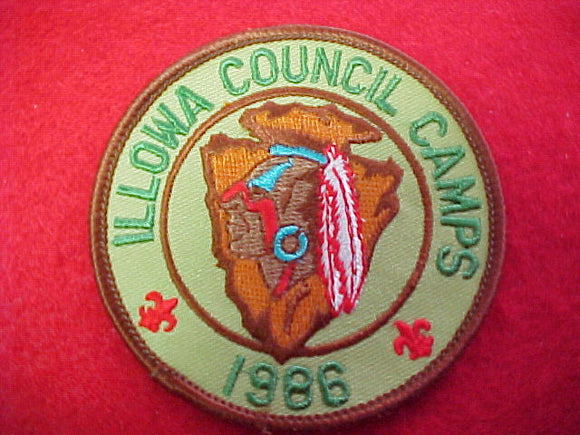 illowa council camps, 1986