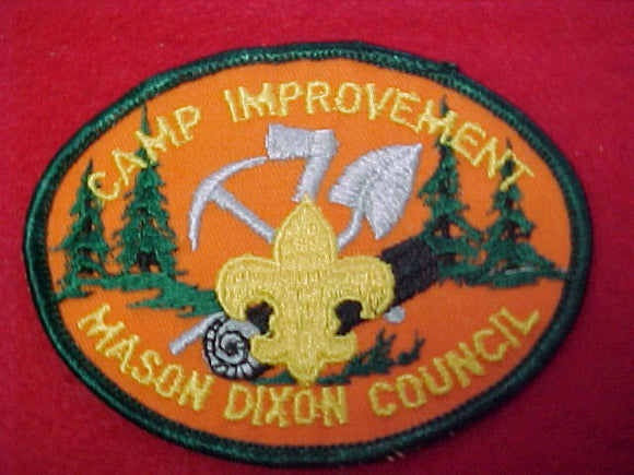 mason dixon council, camp improvement